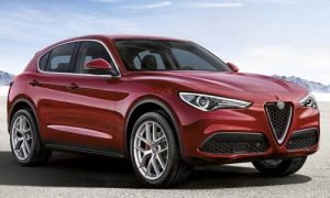 alfa romeo stelvio 2.2 turbo diesel rossa