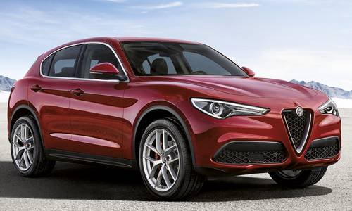 alfa romeo stelvio 2.2 turbo diesel rossa